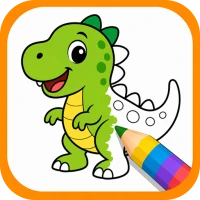 Dino Coloring Game