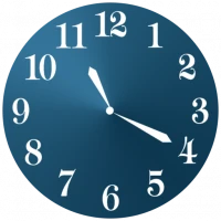 Educational analog clock
