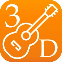 3D Ноты на гитаре