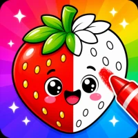 Fruits Coloring Games for Kids