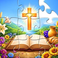 Bible Jigsaw Puzzle: Calm Game